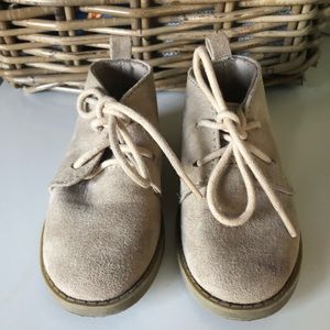 Suede Beige Boots